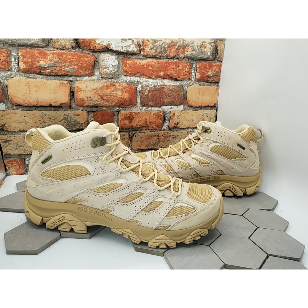 Merrell Men's Sz 14 Moab 2 Mid Tactical Waterproof Coyote Boot Tan Beige Hiking